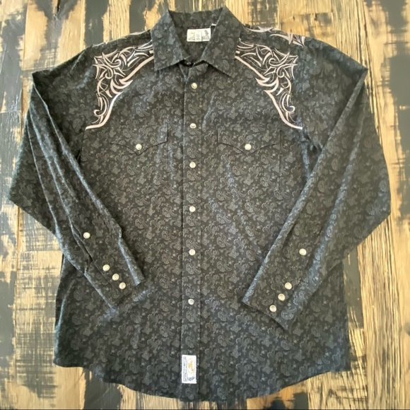 Panhandle Slim Other - Panhandle Slim Western Pearl Snap Shirt Men’s Medium
